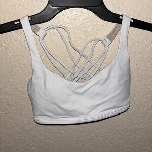 Lululemon White Sports Bra